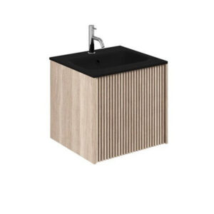 Crosswater Limit Wastafelonderkast - 70x45x46.5cm - Modern Oak/Anthracite LM7000DMOAN