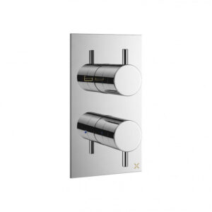 Crosswater MPRO badkraan - inbouw - verticaal - chroom sw385367/sw385437