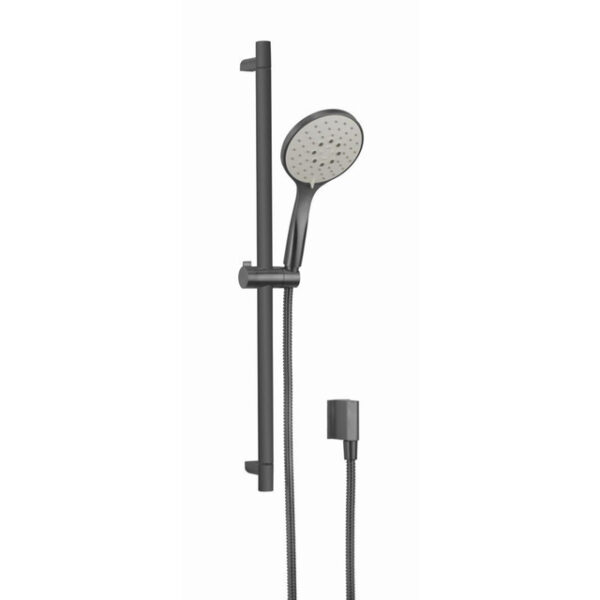 Crosswater MPRO Glijstangset - 70cm - handdouche rond 3 standen - gunmetal MPROKITT