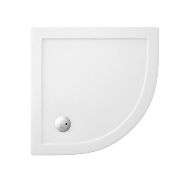 Crosswater Showertray douchebak 90x90x4cm kwartrond wit ST000Q900