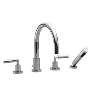 Dornbracht Tara Classic 4-gats badrandkraan chroom 2751288200