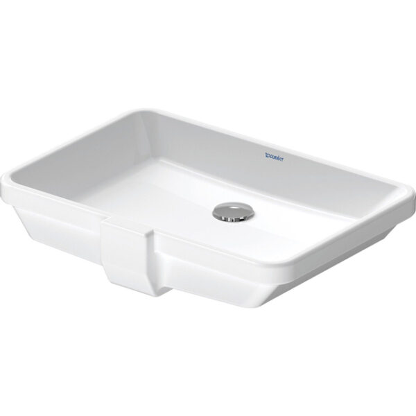 Duravit 2nd floor onderbouwwastafel zonder kraanvlak 55.5x38cm wit 0316530000