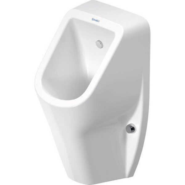 Duravit D-Code urinoir - 305 x 290 mm - verdekte toevoer - rimless - met bevestiging 0829300000