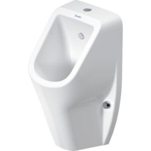 Duravit D-Code urinoir m. boveninlaat m. bevestiging m. vlieg z. spoelrand m. sproeikop en sifon wit 0828300007