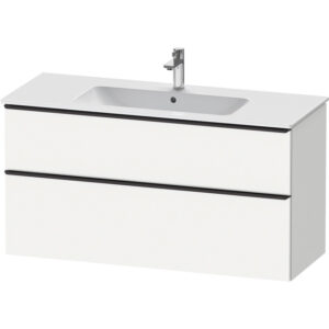 Duravit D-Neo wastafelonderkast 121x62.5x46.2cm 2 lades wit Mat de436401818