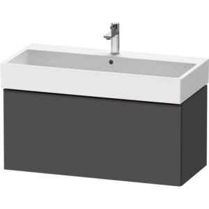 Duravit D-Neo wastafelonderkast 98.4x44x44.2cm 1 lade Grafiet Mat de427404949