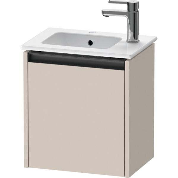 Duravit Ketho 2 fonteinkast met 1 deur 41x29.2x44cm links