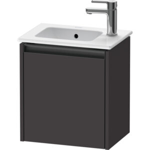 Duravit Ketho 2 fonteinkast met 1 deur 41x29.2x44cm links