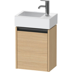 Duravit Ketho 2 wastafelonderbouwkast met 1 deur 36.4x23.8x44cm links