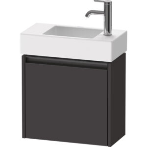 Duravit Ketho 2 wastafelonderbouwkast met 1 deur 48.4x23.8x44cm links