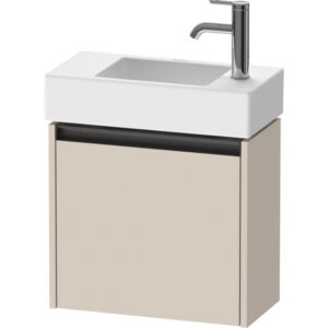 Duravit Ketho 2 wastafelonderbouwkast met 1 deur 48.4x23.8x44cm links