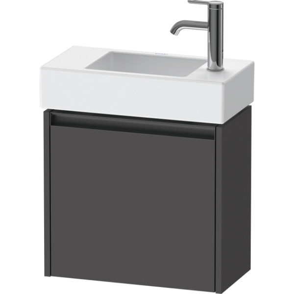 Duravit Ketho 2 wastafelonderbouwkast met 1 deur 48.4x23.8x44cm rechts