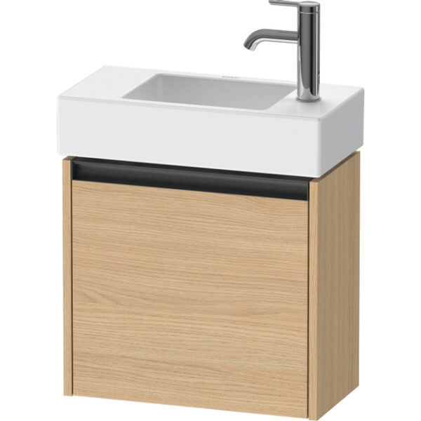 Duravit Ketho 2 wastafelonderbouwkast met 1 deur 48.4x23.8x44cm rechts