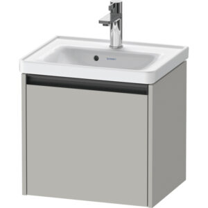 Duravit Ketho 2 wastafelonderbouwkast met 1 lade 48.4x37.5x44cm met greep antraciet betongrijs mat K25080007070000