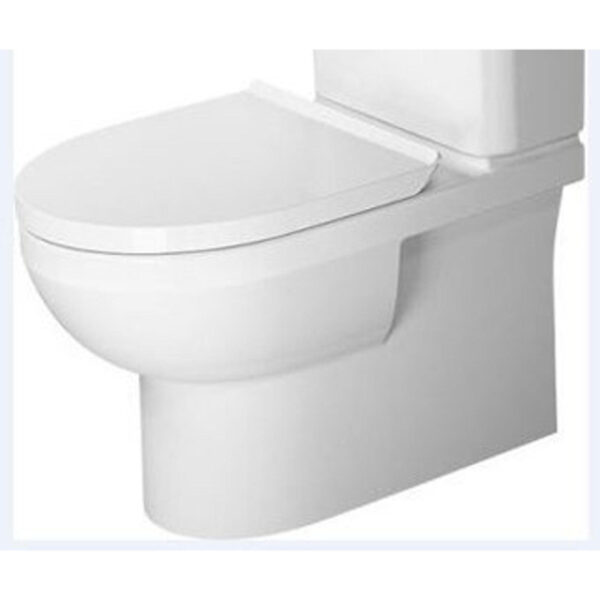 Duravit No.1 Duoblokpot zonder reservoir 400x39x36.5cm Wit 21820900002