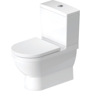 Duravit Philippe Starck 3 duoblokpot diepspoel vario zonder reservoir met Wondergliss wit 01280900001