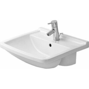 Duravit Philippe Starck 3 halfinbouw wastafel 55x46cm wit 0310550000