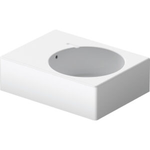 Duravit Scola wastafel bak rechts 61.5x46cm m. kraangat wit 0685600011