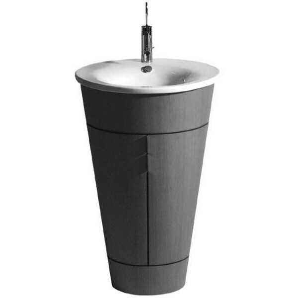 Duravit Starck 1 meubelwastafel 58 cm. rond gliss wit 04065800001