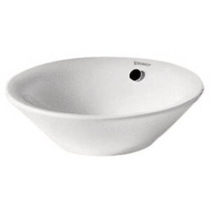 Duravit Starck 1 waskom ø33cm met wondergliss (vuilafstotende behandeling) wit 04083300001