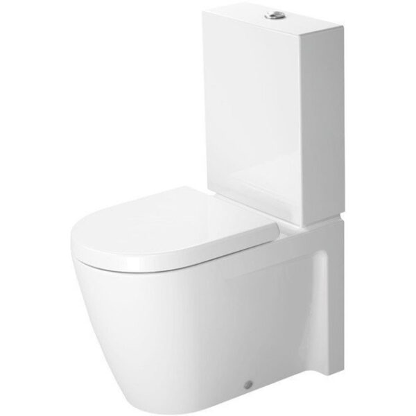 Duravit Starck 2 duoblokpot vario met verdekte bevestiging zonder reservoir wit 2145090000