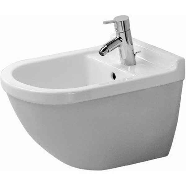 Duravit Starck 3 wandbidet inclusief verdekte bevestiging wit 02280150000