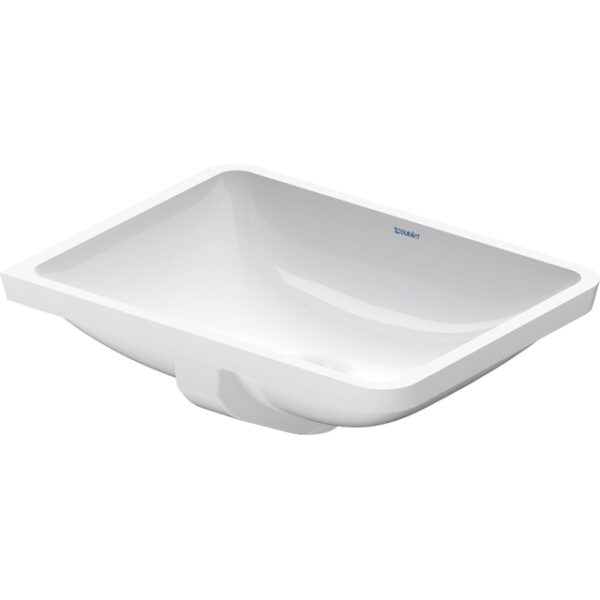 Duravit Starck 3 Wastafel inbouw - 49x36.5x18cm - zonder kraangat - incl. bevestiging - wit 0305490000