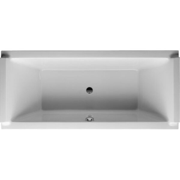 Duravit Starck slimline bad rechthoek 180x80cm duo wit 700338000000000