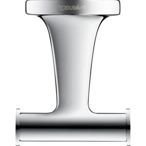 Duravit Starck T Handdoekhaak - dubbel - rond - chroom 0099301000