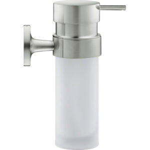 Duravit Starck T Zeepdispenser - 17.6x6cm - matglas - RVS geborsteld 0099357000