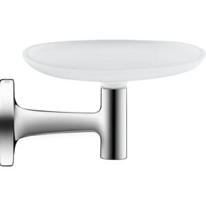 Duravit Starck T Zeephouder - wandmodel - 14x10.6cm -matglas - chroom 0099331000