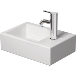 Duravit Vero Air fontein kraangat rechts 38x25cm wit 0724380000