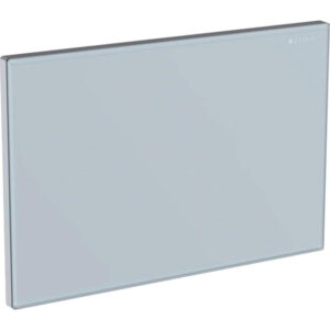 Geberit Omega afdekplaat 20.9x13.9cm met afstandshouders glas wit 115082SI1