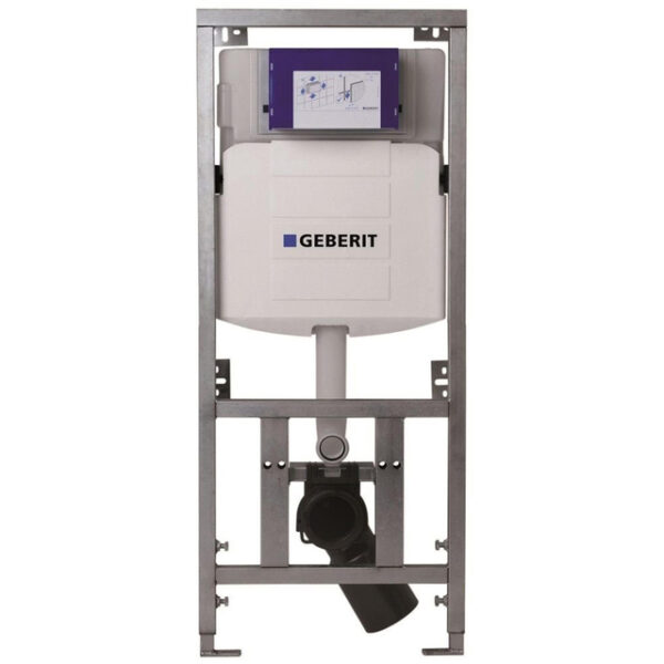 Geberit UP320 inbouwreservoir met Burda frame - frontbediening - dual flush - met Burda isolatiemat 0701131