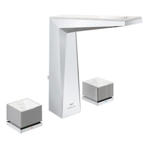 Grohe Allure brilliant private collection wastafelkraan M-Size 3-gats white attica 20671000