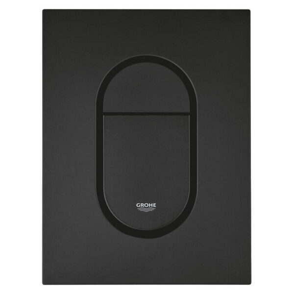 GROHE Arena Cosmopolitan S Bedieningsplaat - 17.2x13cm - dualflush - phantom black 37624KF0