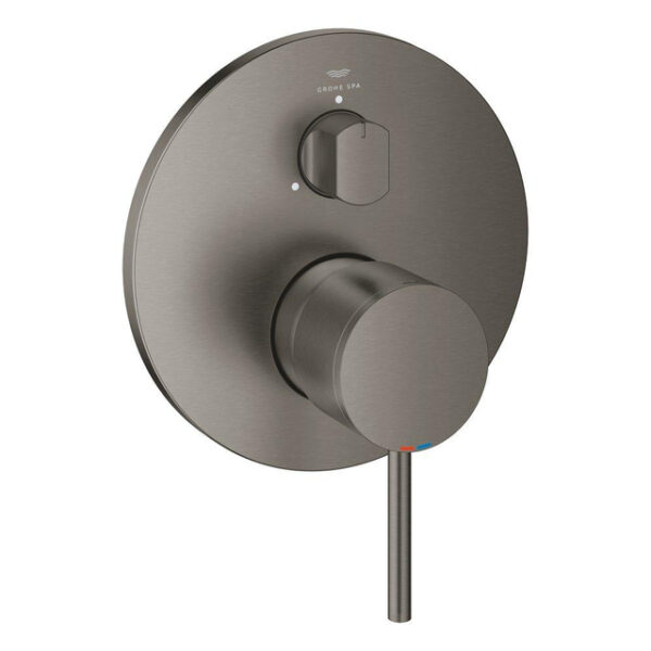 Grohe Atrio new afdekset 3-weg omstelling hard graphite geb. 24356AL0