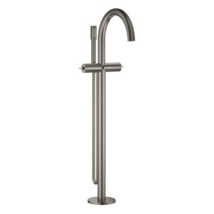 Grohe Atrio private collection badmengkraan - staand - hard graphite geborsteld 25227AL0