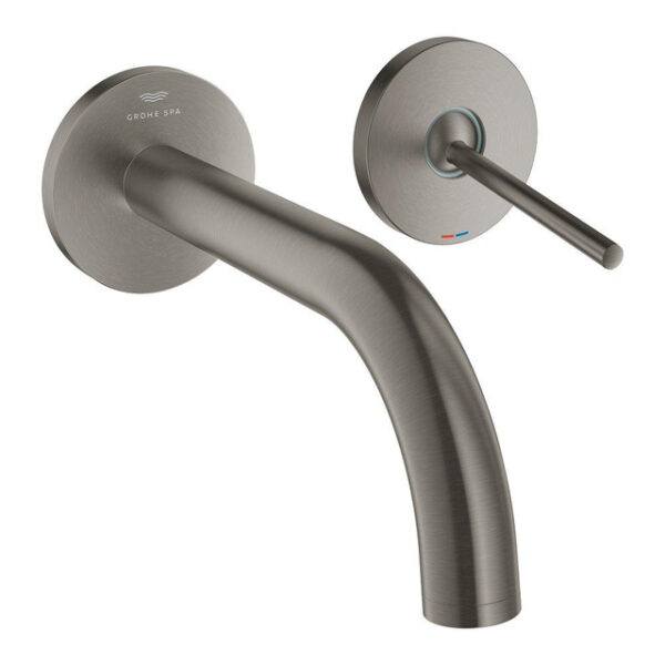 Grohe Atrio S-size 2-gats wastafelmengkraan 180mm graphite geb 29410AL0