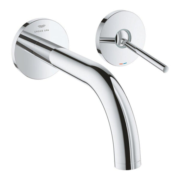 Grohe Atrio S-size 2-gats wastafelmengkraan wand 180mm chroom 29410000