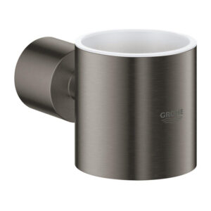 GROHE Atrio wandhouder v. glas of zeepdispenser brushed hard graphite 40304AL3