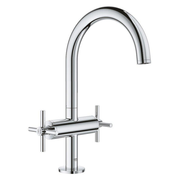 GROHE Atrio Wastafelkraan Opbouw - uitloop 16.6cm - L-size - kruisgreep chroom 21019003