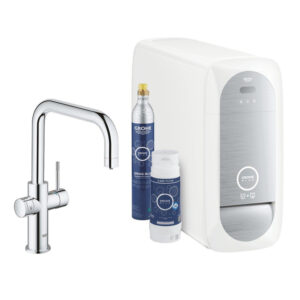 GROHE blue home Keukenkraan - u uitloop - met WiFi - bluetooth - Chilled & Sparkling - chroom 31456001