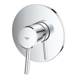 Grohe Concetto Inbouwthermostaat - 1 knop - zonder omstel - chroom 24053001