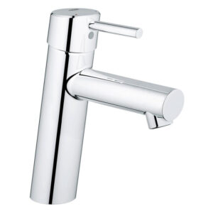 GROHE Concetto waterbesparende wastafelkraan medium 28mm met temperatuurbegrenzer chroom 23451001