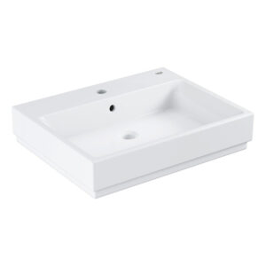 GROHE Cube keramiek wastafel 60x49 cm Met kraangat Pureguard wit 3947300H