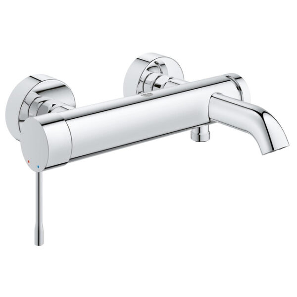 GROHE Essence New badkraan met omstel en koppelingen chroom 33624001