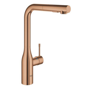 GROHE essence new Keukenkraan - hoog - draaibare/uittrekbare uitloop - warm sunset glans 30270DA0