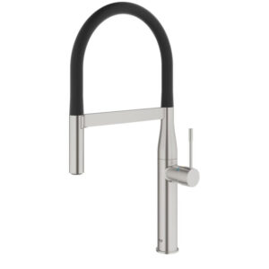 GROHE essence new Keukenkraan - hoog - uittrekbare uitloop - 2 straalsoorten - met profesionele handdouche - supersteel geborsteld 30294DC0