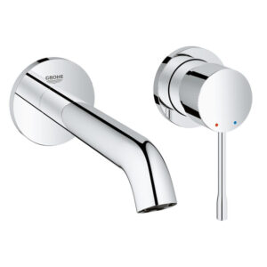 GROHE Essence New Wastafelkraan Inbouw - uitloop 18.3cm - M-size - zonder waste - chroom 19408001